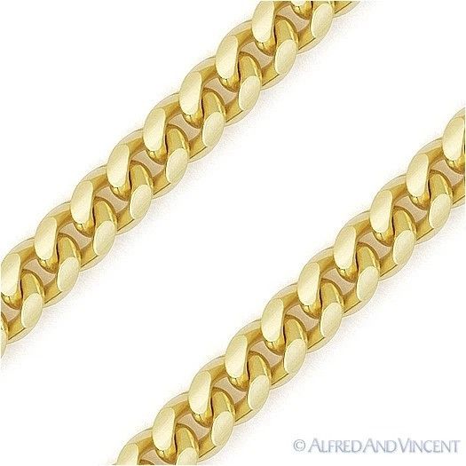 Other 3.5mm Miami Cuban / Curb Link Chain Necklace - 26" Size ONE SIZE - 2 Thumbnail