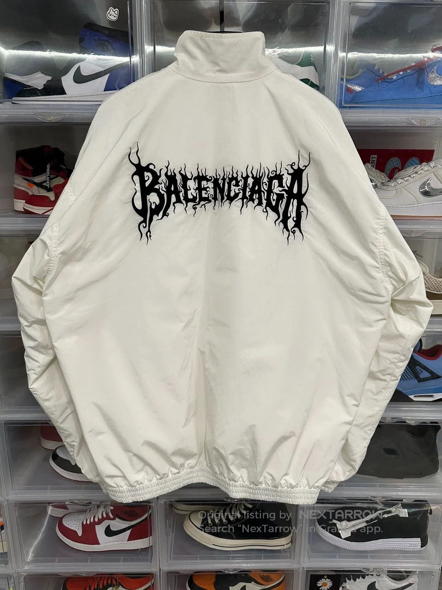 Balenciaga limited edition balenciaga white coach jacket. Size US M / EU 48-50 / 2 - 2 Thumbnail