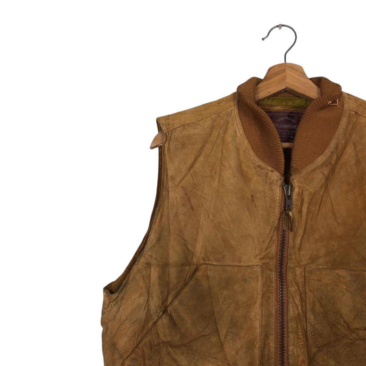 Japanese Brand 📌Vintage Utility Vest Leather Loldanthony Issey Miyake Size US M / EU 48-50 / 2 - 8 Thumbnail