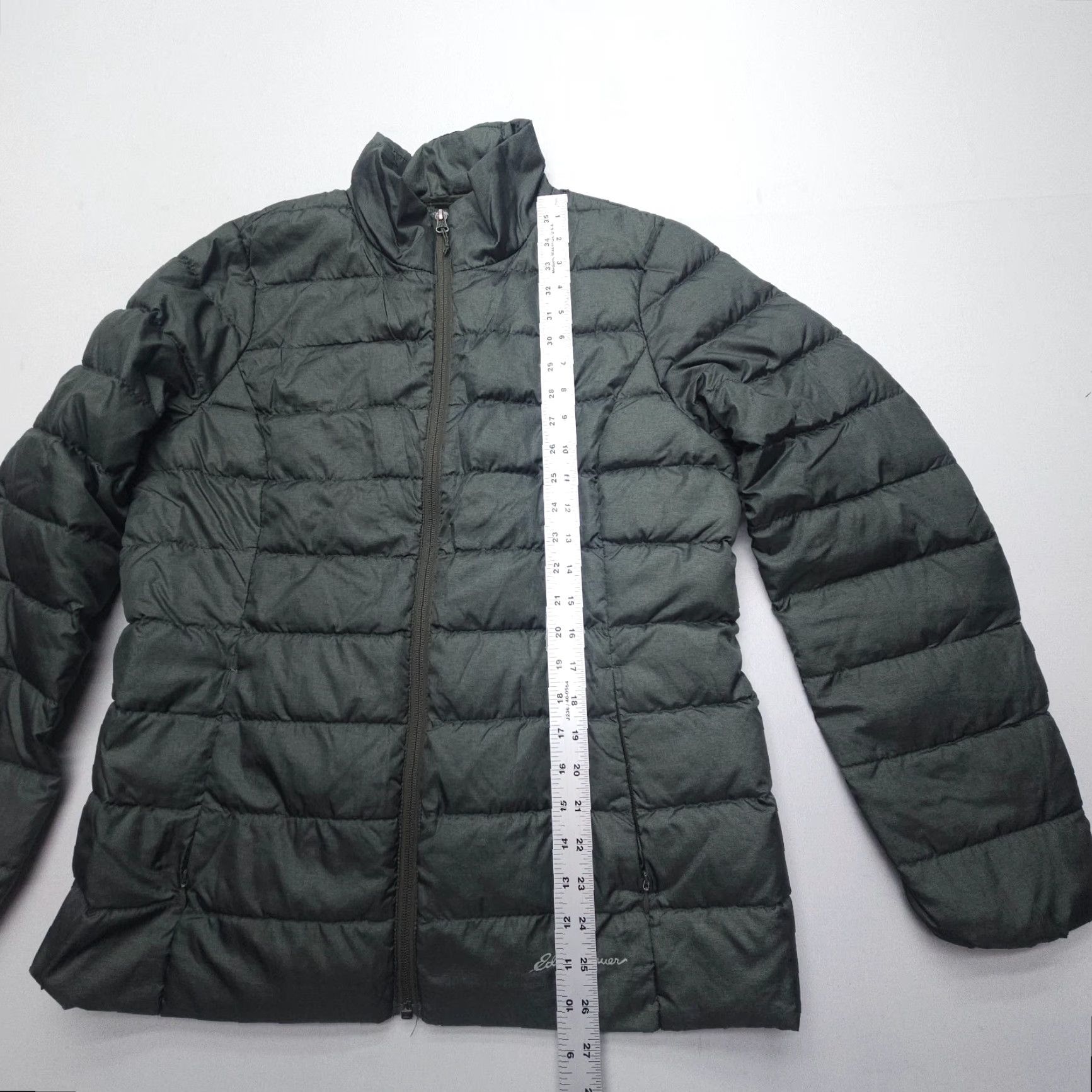Eddie Bauer VINTAGE Eddie Bauer EB650 Goose Down Puffer Womens Large Green Jacket Size L / US 10 / IT 46 - 5 Thumbnail
