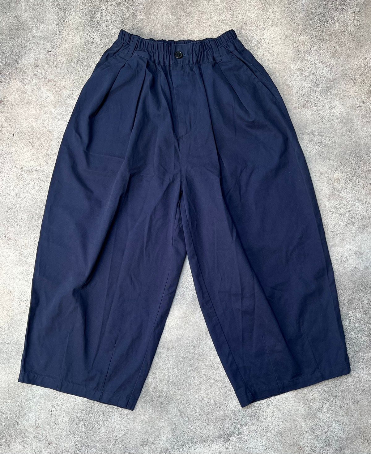 Pre-owned Avant Garde X Vintage Japanese Yamamoto Style Ballon Cropped Pants In Navy