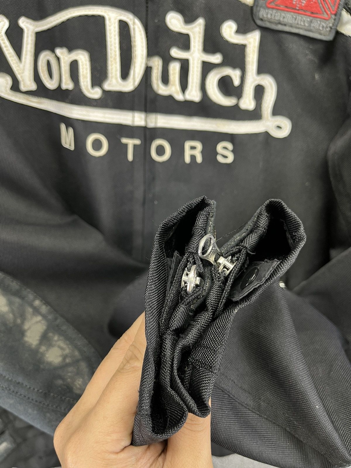 Von Dutch Vintage Von Dutch Trashed Rare Motor Racing Jacket Size US L / EU 52-54 / 3 - 12 Thumbnail