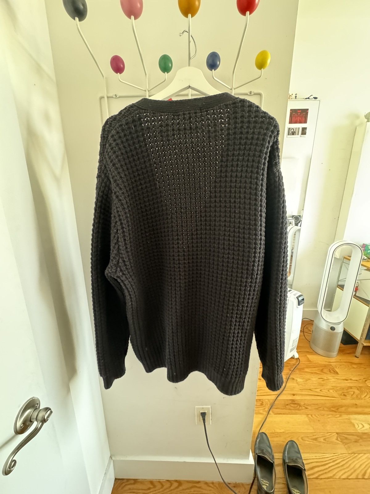 Supreme Supreme Waffle Knit Cardigan Size US L / EU 52-54 / 3 - 4 Thumbnail