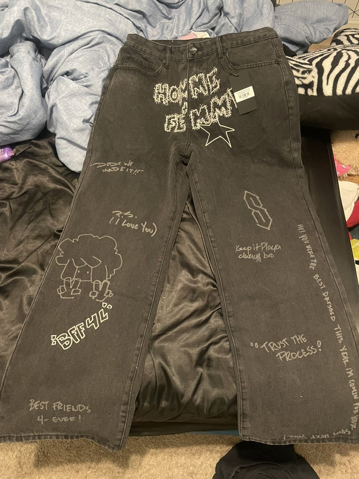 Other Homme Femme Yearbook Jeans Size US 34 / EU 50 - 1 Thumbnail