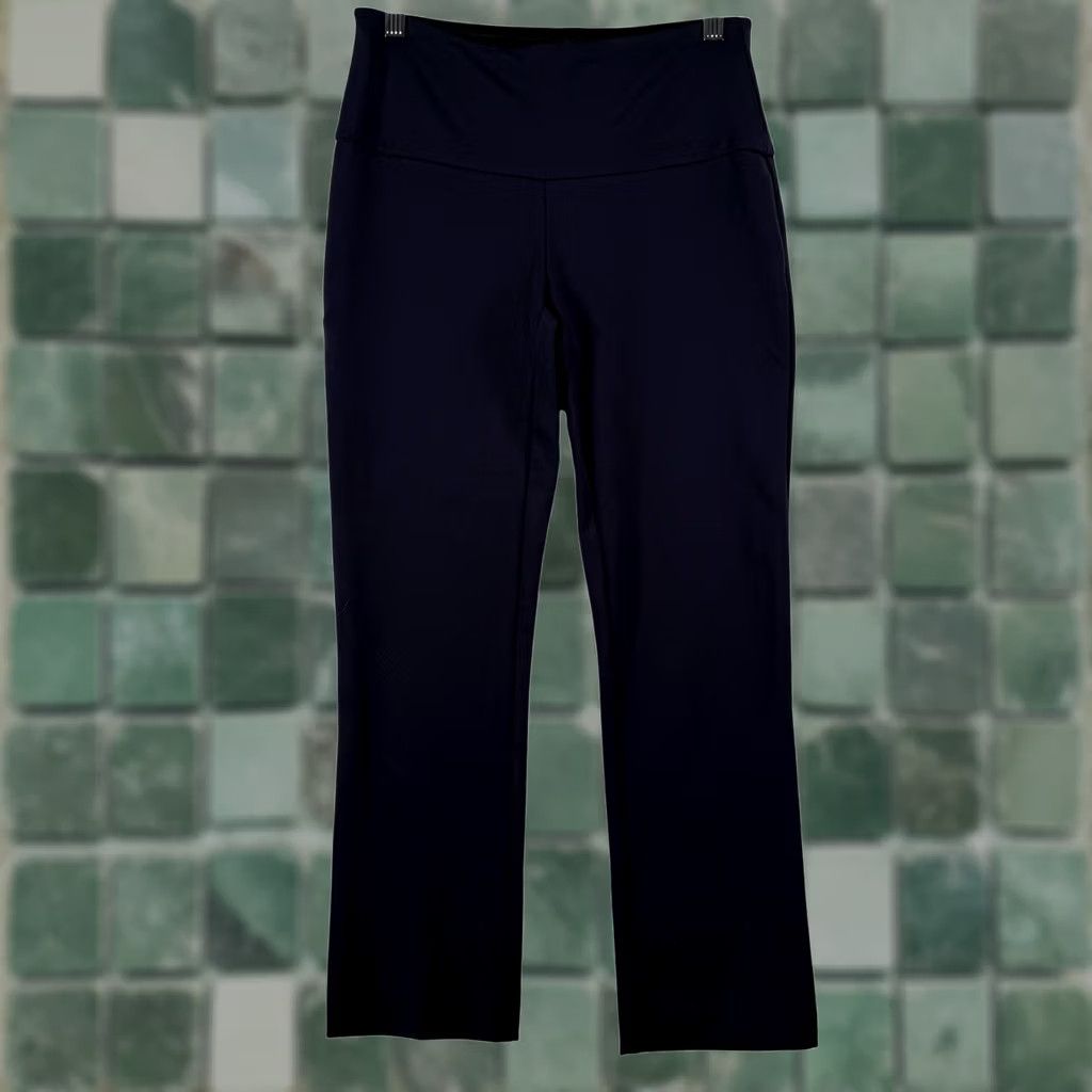 Vintage VINTAGE? No. Rekucci Pants Navy Blue 4P Petite Pull On Straight Leg Chino Office Travel Workwear Stretch Easy Care Size 27" / US 4 / IT 40 - 1 Thumbnail