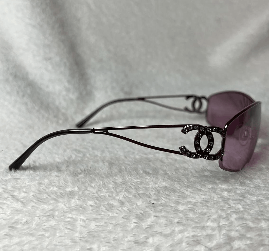 Chanel CHANEL SUNGLASSES 4073 Rhinestones CC 4017 Vintage Iconic Size ONE SIZE - 2 Thumbnail
