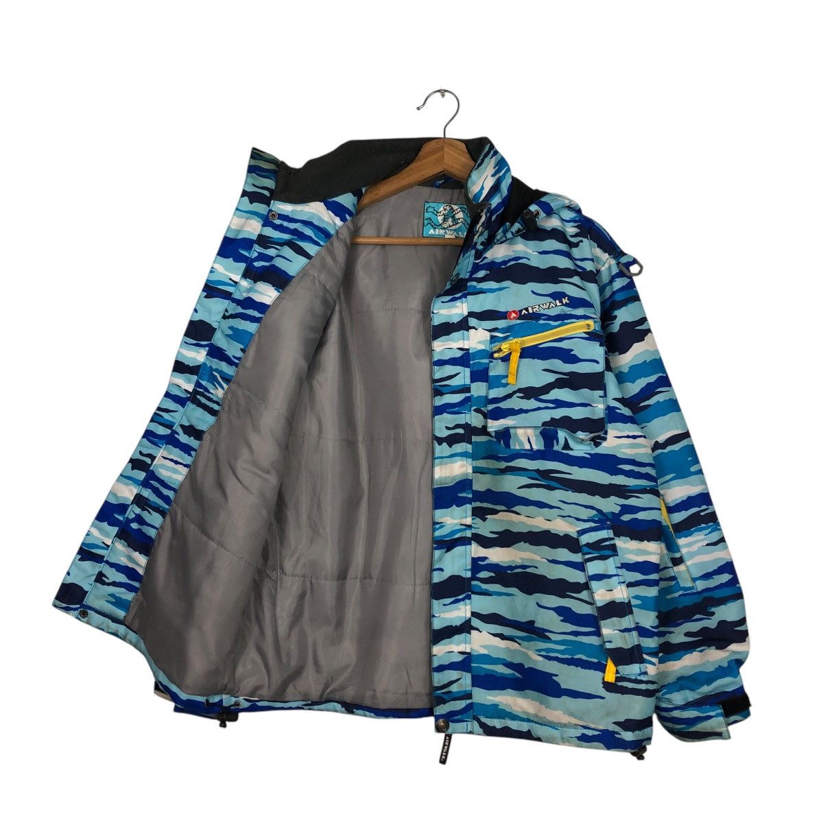 Japanese Brand 📌Vintage Ski Jacket Camouflage Airwalk Multi Pocket Size US S / EU 44-46 / 1 - 13 Thumbnail