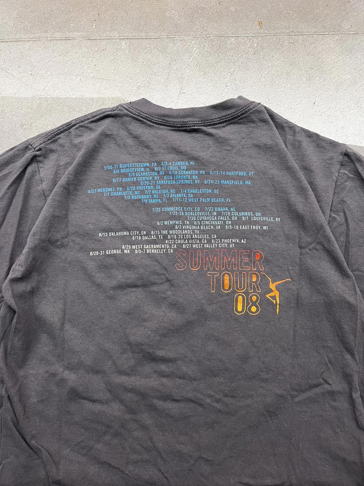 Anvil Y2K Dave Matthews Band Faded 08 Stand Up Summer Tour Tshirt Size US M / EU 48-50 / 2 - 3 Thumbnail