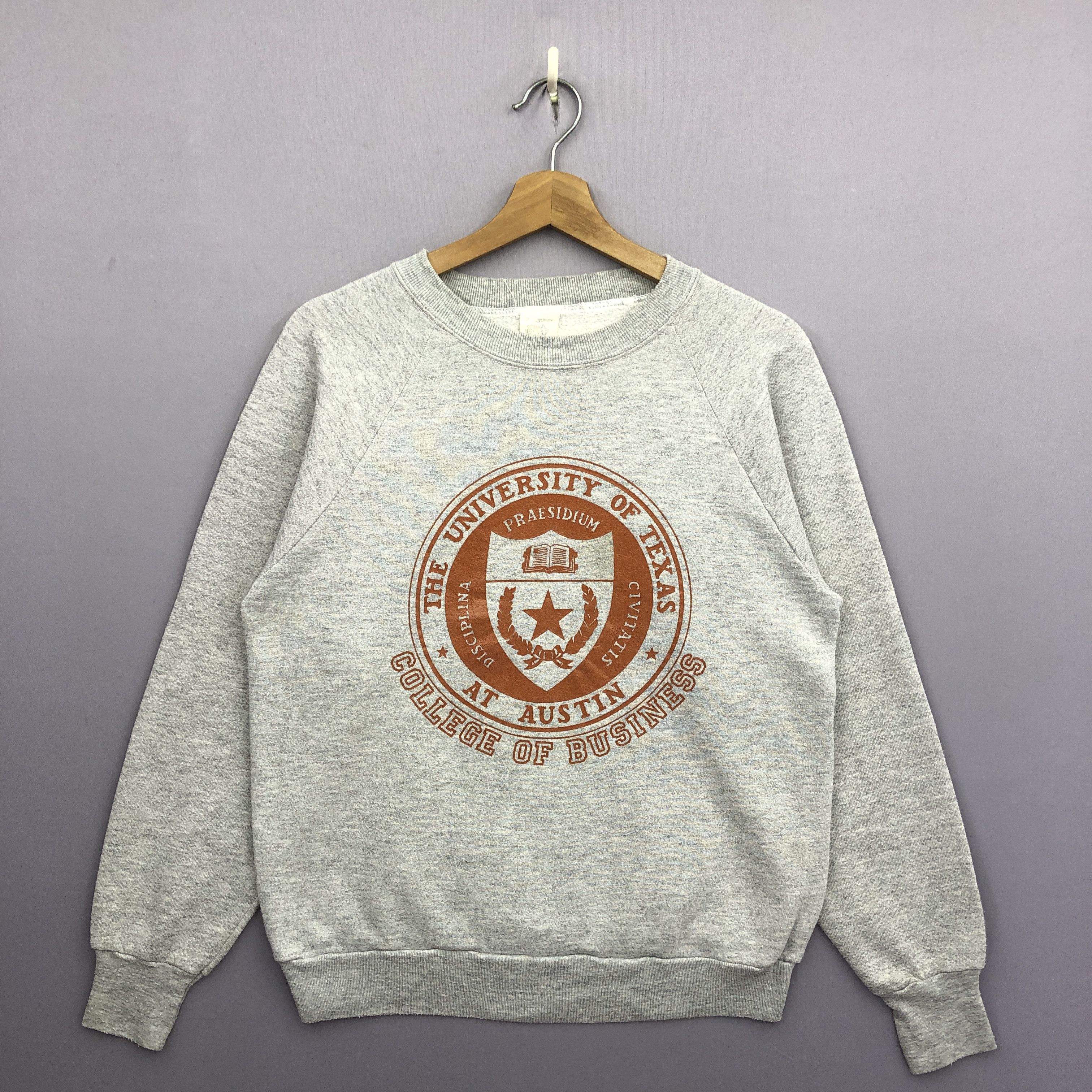 Fruit Of The Loom Vintage Univ of Texas Austin Sweater Sweatshirt Jumper Size US S / EU 44-46 / 1 - 1 Thumbnail