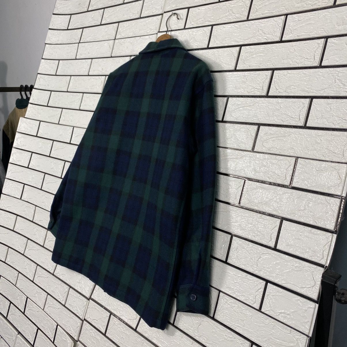 Issey Miyake Vintage Wool Chore Jacket Madison Tartan Design Check Size US L / EU 52-54 / 3 - 11 Thumbnail