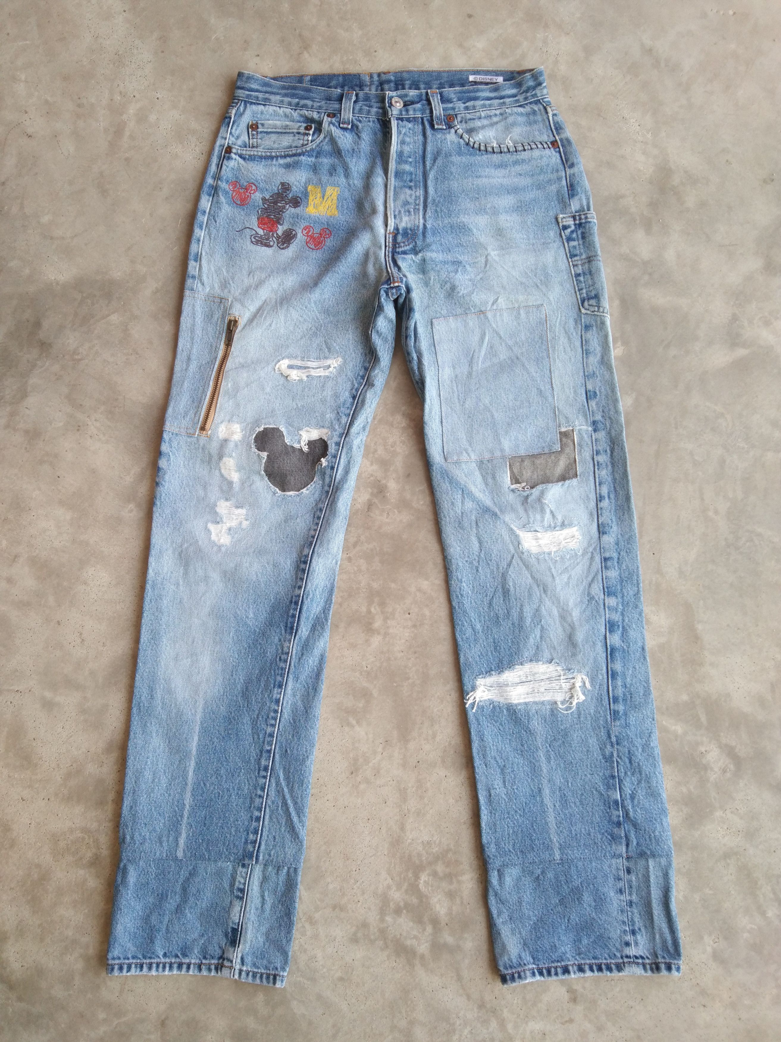 Levi's 80s Vintage Levi's 501 x Disney Made In USA Jeans 32x34 Size US 32 / EU 48 - 1 Thumbnail