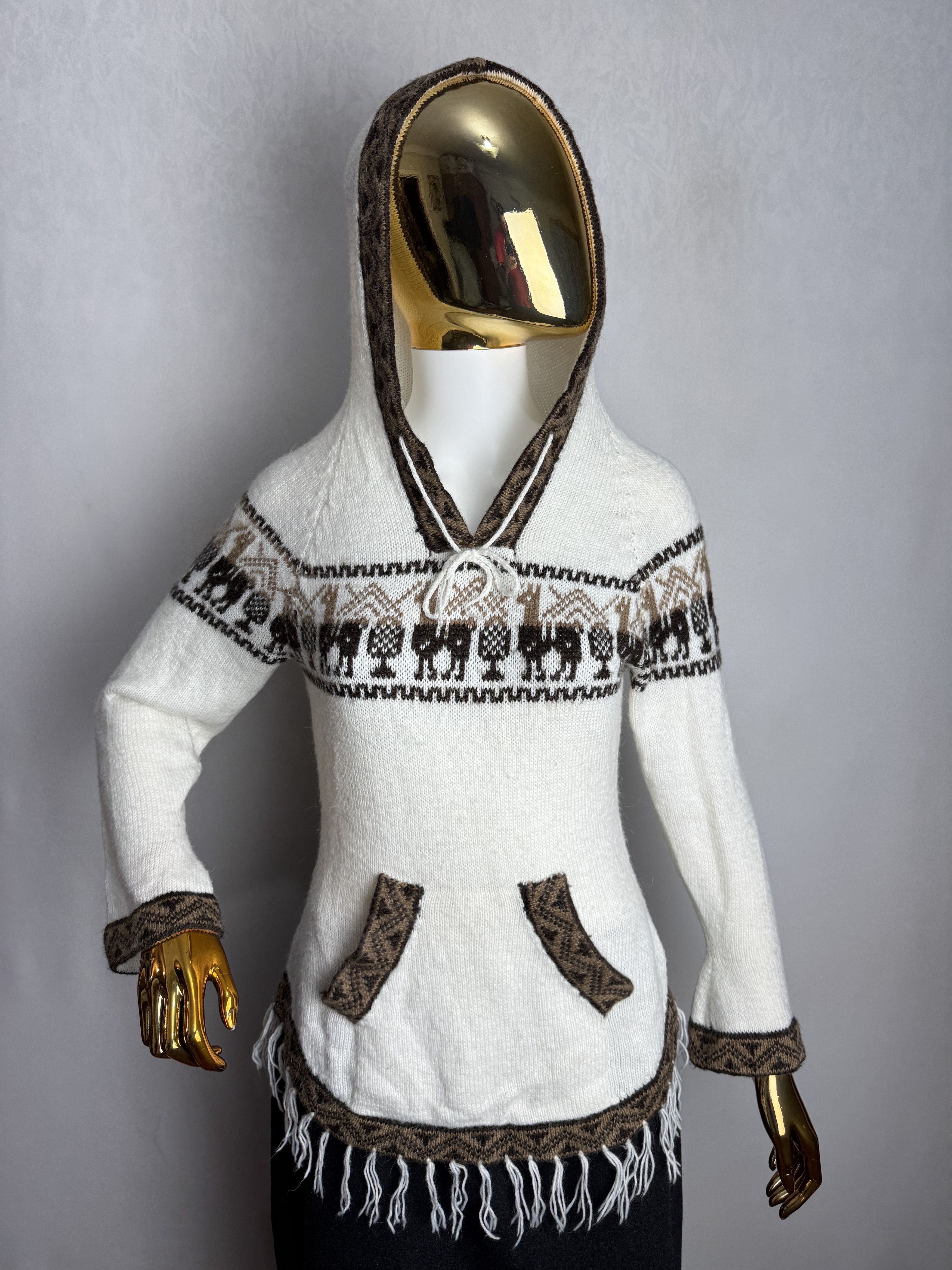 Handmade × Other Women’s alpaca hoodie Size XS / US 0-2 / IT 36-38 - 8 Thumbnail
