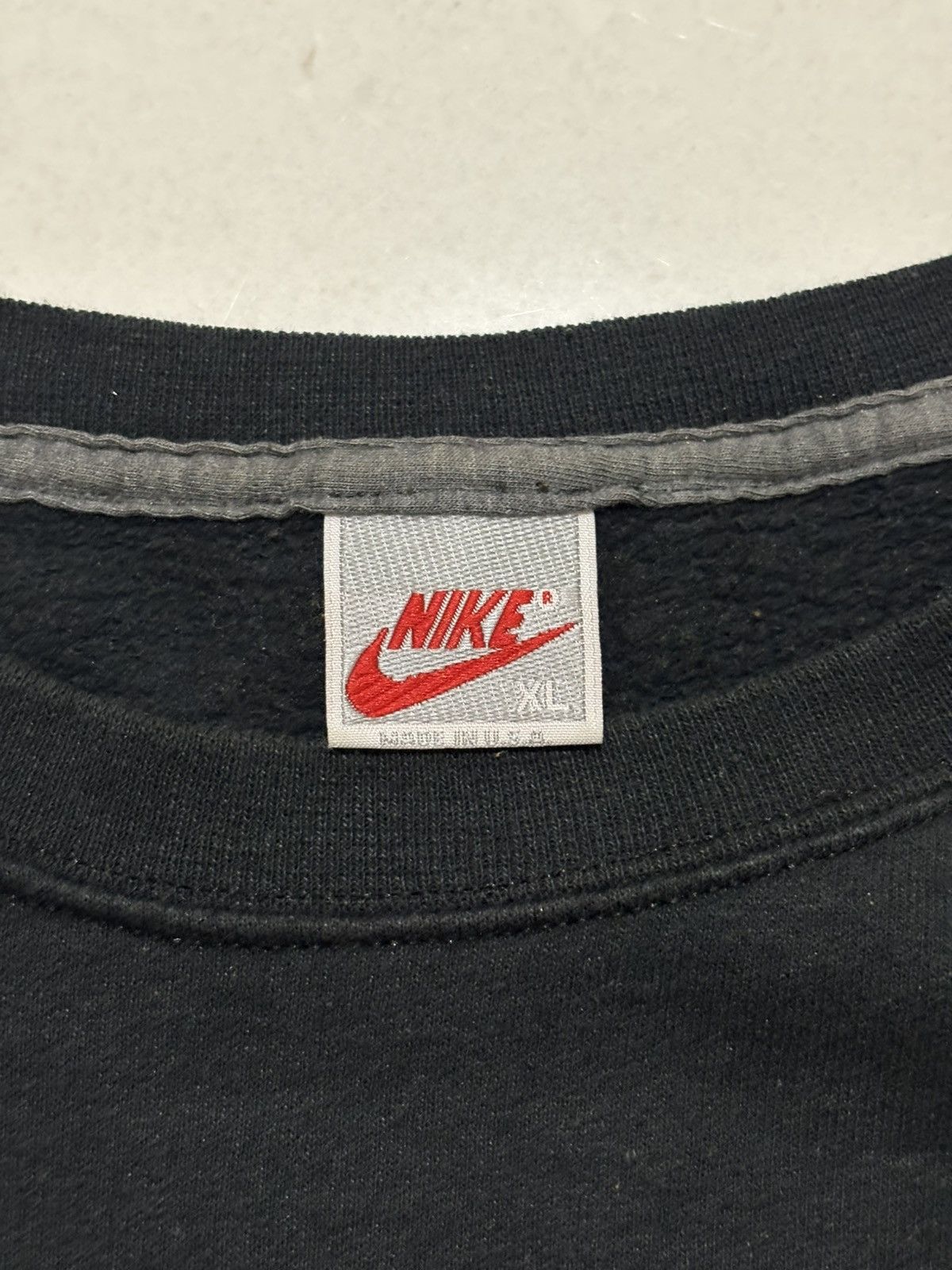 Nike Vintage 80s Sweatshirt Nike Small Swoosh Size US XL / EU 56 / 4 - 4 Thumbnail