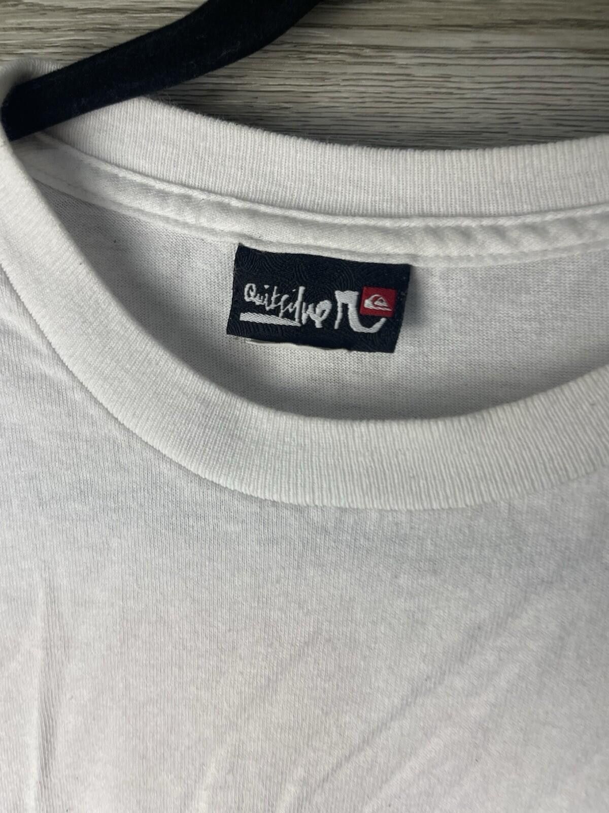 Quiksilver Quicksilver Men's Large Vintage Y2K Skate Surf Orange White Size US L / EU 52-54 / 3 - 3 Thumbnail