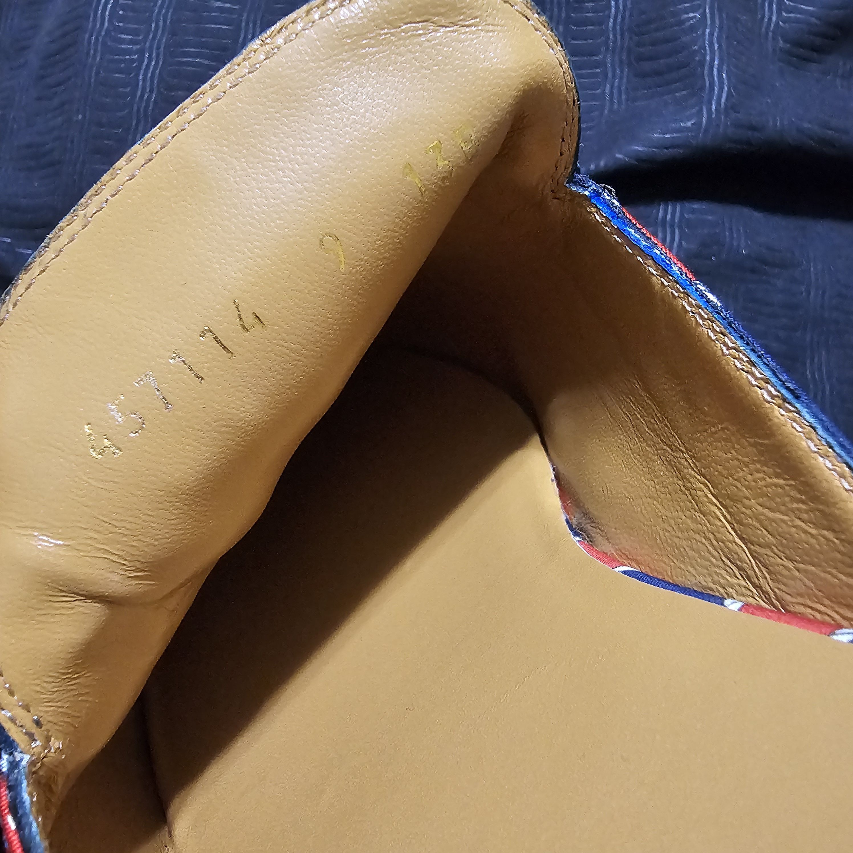 Gucci Gucci Red and Blue Patterned Loafers Size 44 Men's Size US 9 / EU 42 - 9 Thumbnail