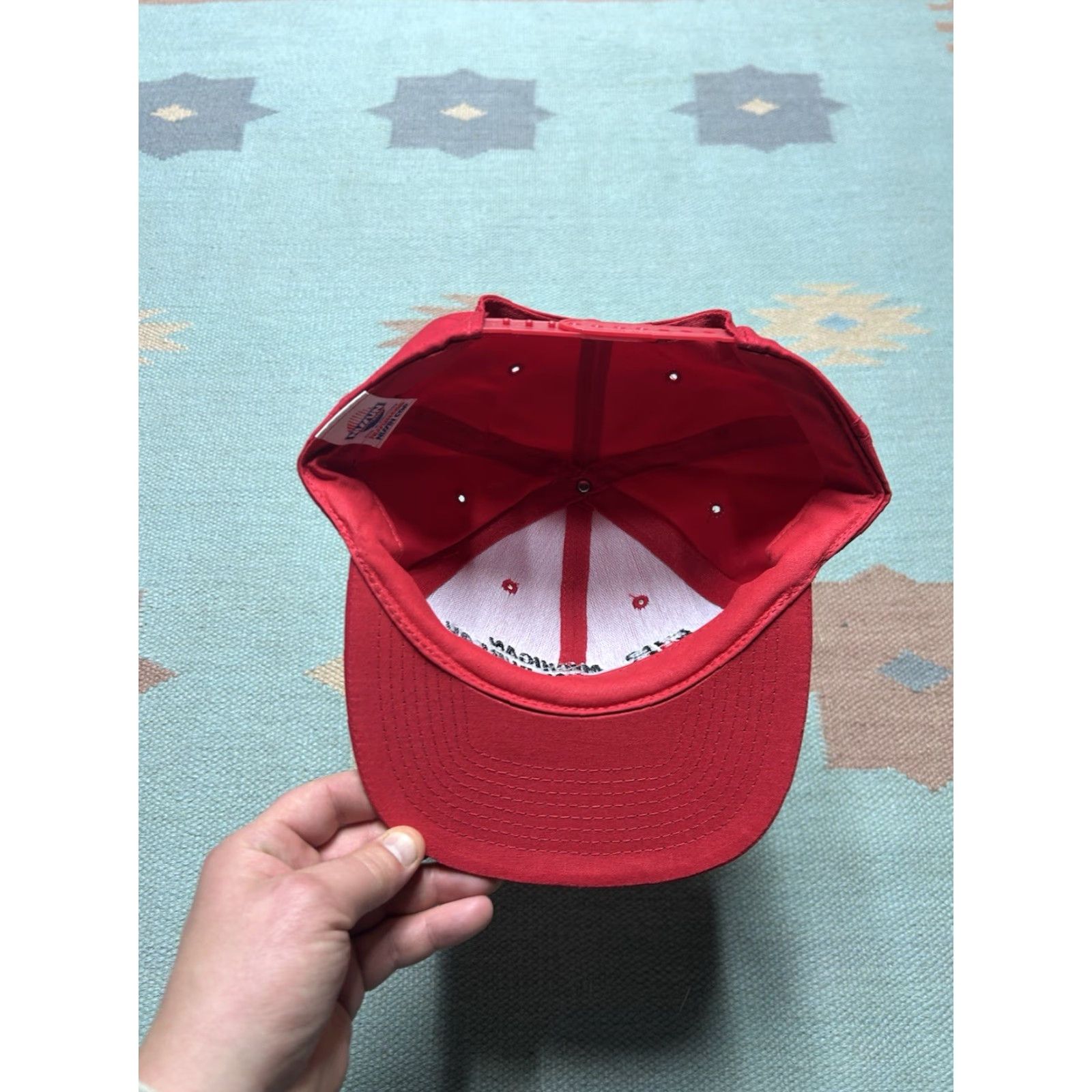 Vintage VINTAGE SnapBack hat cap Michigan Farm Bureau red Embroidered adjustable Men Cap Size ONE SIZE - 5 Thumbnail