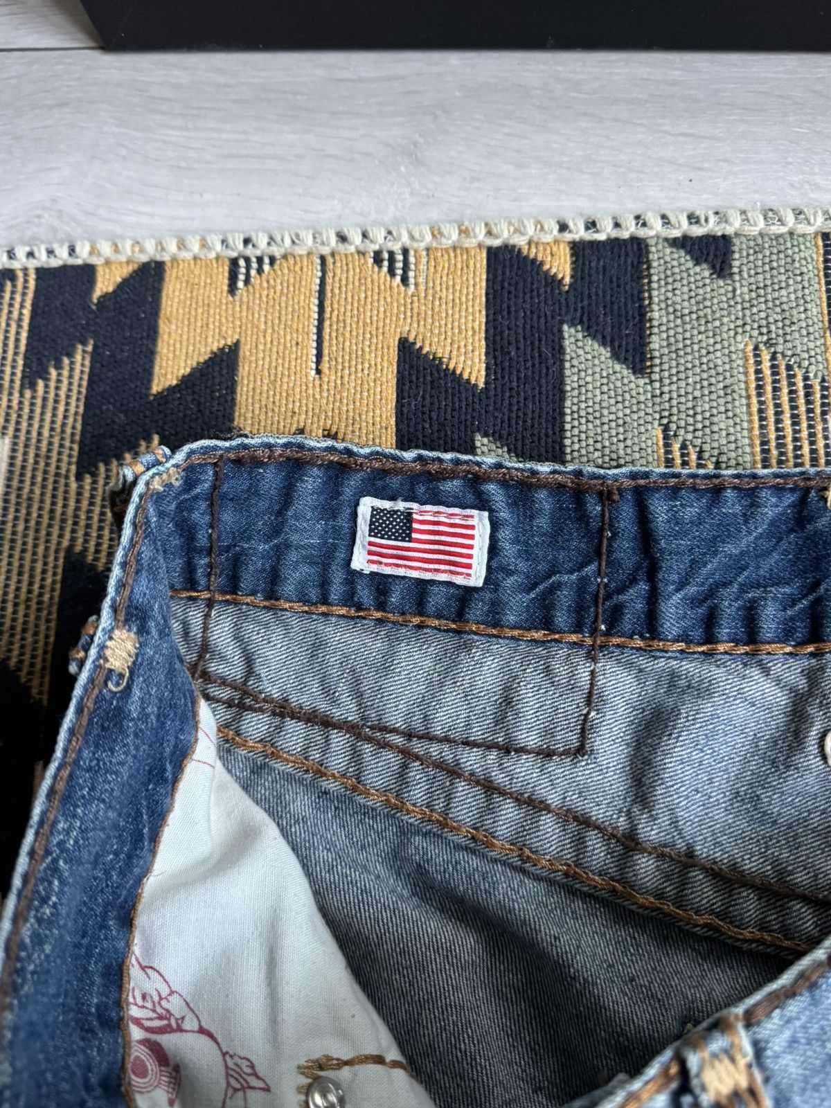 True Religion Vintage True Religion USA Hype Baggy Denim Jeans Size US 32 / EU 48 - 14 Thumbnail