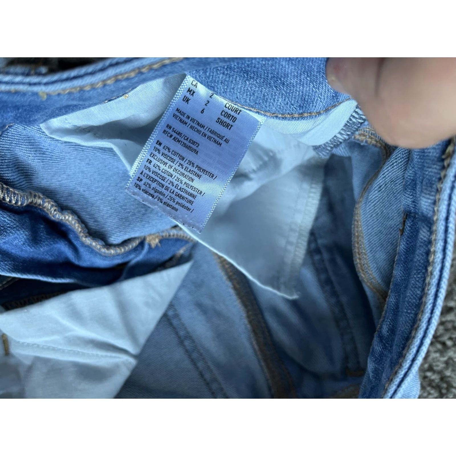 American Eagle Outfitters American Eagle High Rise Jeggings Super Super Stretch X Size 2 Blue Jeans Size 26" / US 2 / IT 38 - 8 Thumbnail