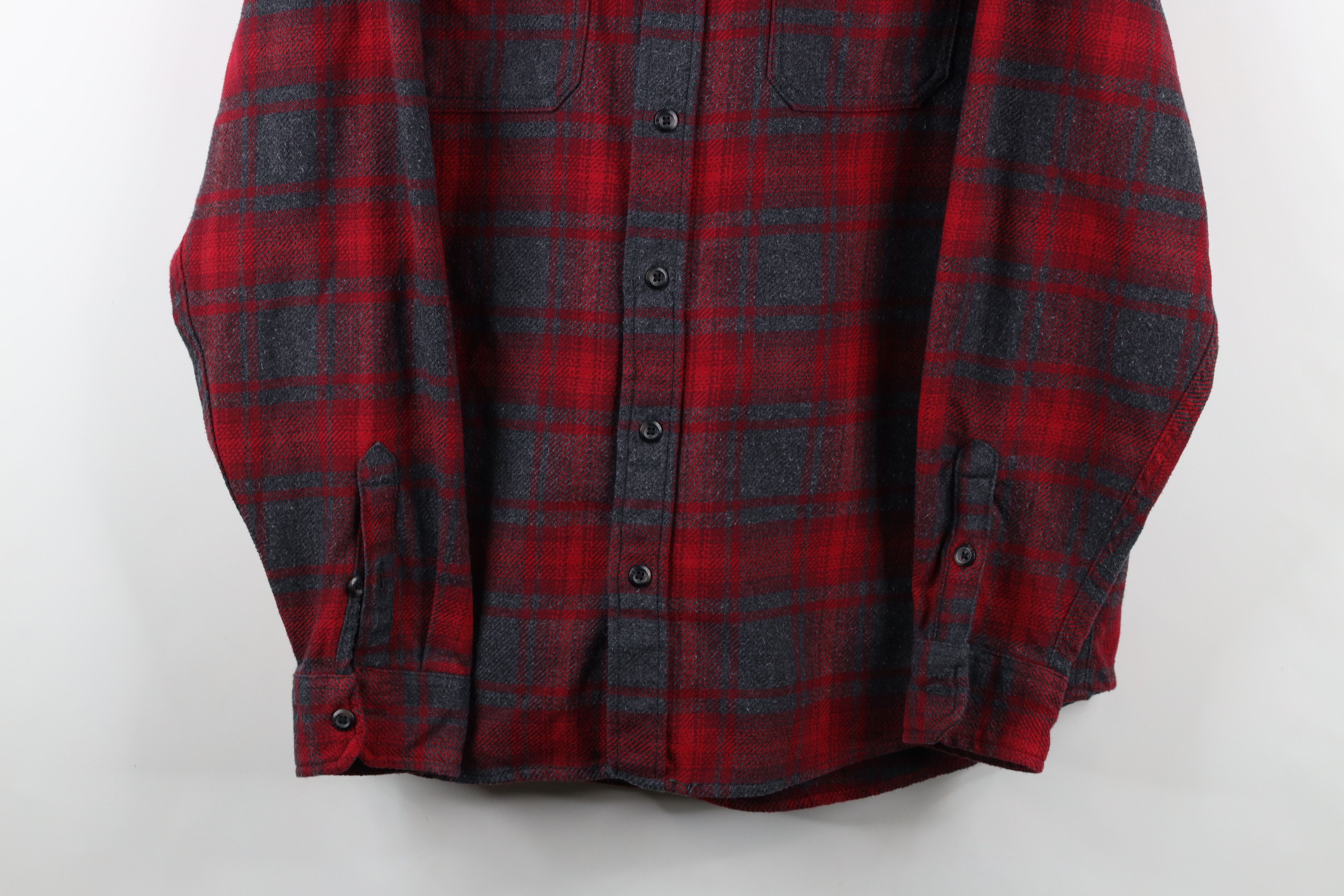 Orvis × Vintage Vintage Orvis Heavy Flannel Button Shirt Jacket Jac Shirt Size US L / EU 52-54 / 3 - 3 Thumbnail