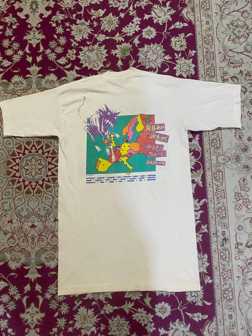 Band Tees × Vintage Vintage The Rolling Stones Europe Tour Size US M / EU 48-50 / 2 - 3 Thumbnail