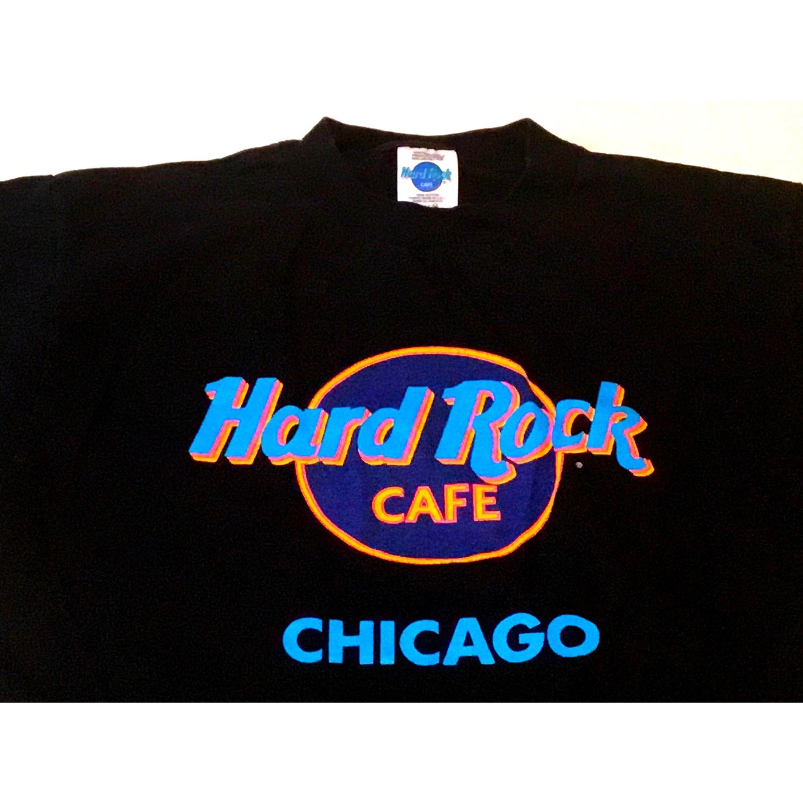Hard Rock Cafe Hard Rock Cafe T-Shirt Chicago Classic Logo Black Medium Size US M / EU 48-50 / 2 - 2 Thumbnail