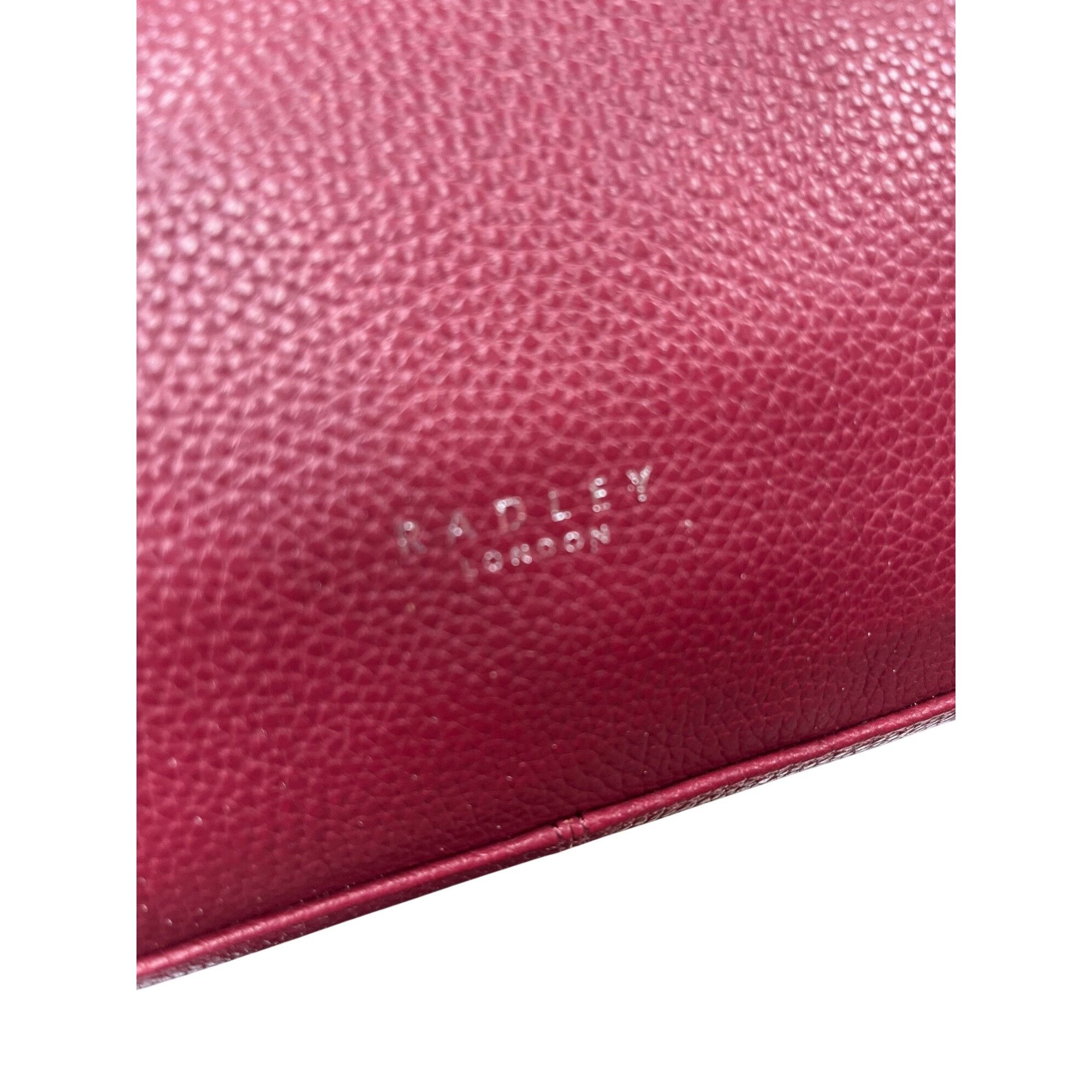 Other Radley London wms maroon silver leather shoulder handbag SKU Size ONE SIZE - 3 Thumbnail