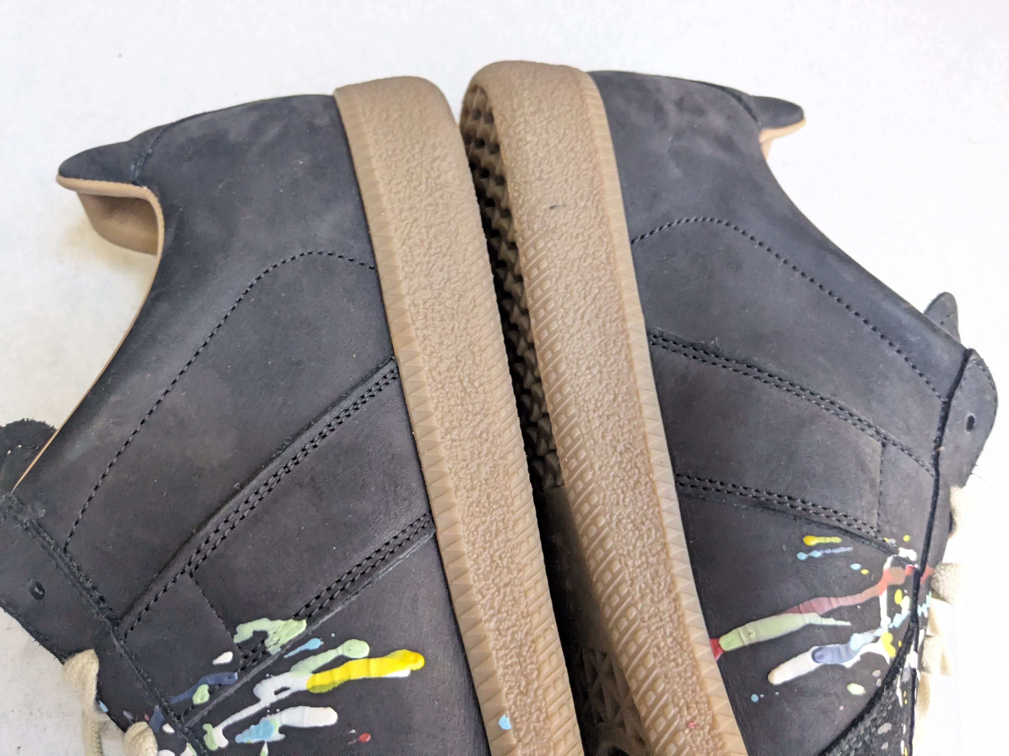 Maison Margiela Mason Marella Replica GAT Paint Splatter Black 9 42 Size US 9 / EU 42 - 15 Thumbnail