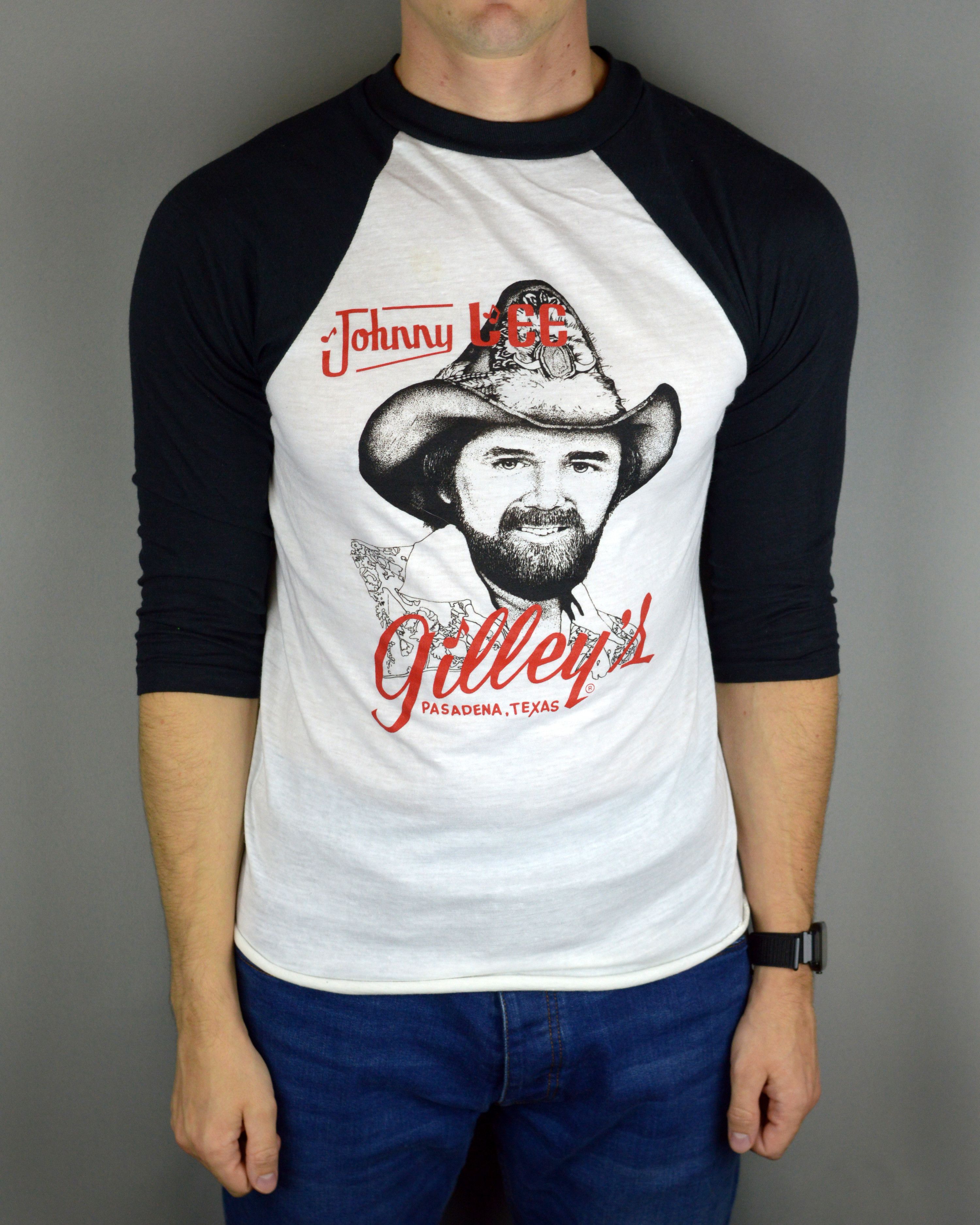 Vintage Vintage Johnny Lee Gilleys Pasadena Texas 80s t shirt Size US M / EU 48-50 / 2 - 1 Thumbnail