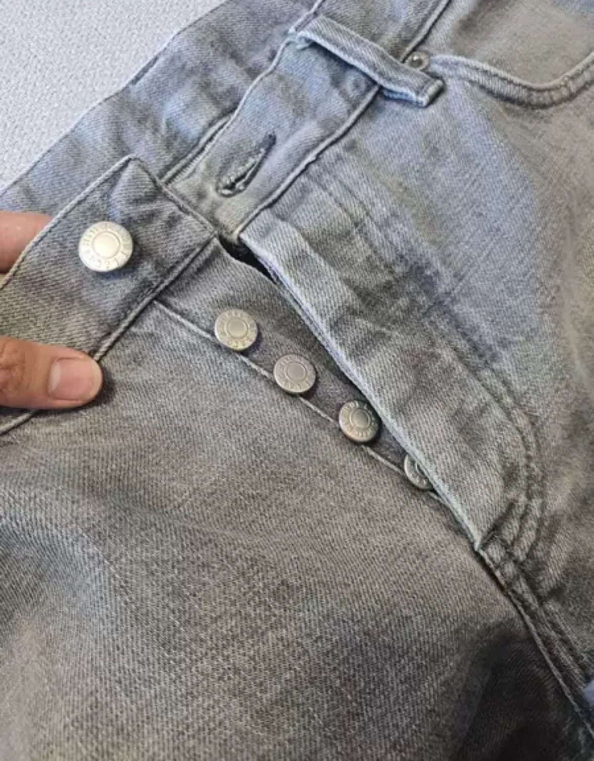 Helmut Lang Helmut Lang 90s Light Grey Jeans 2412-Nextarrow Size US 30 / EU 46 - 3 Thumbnail