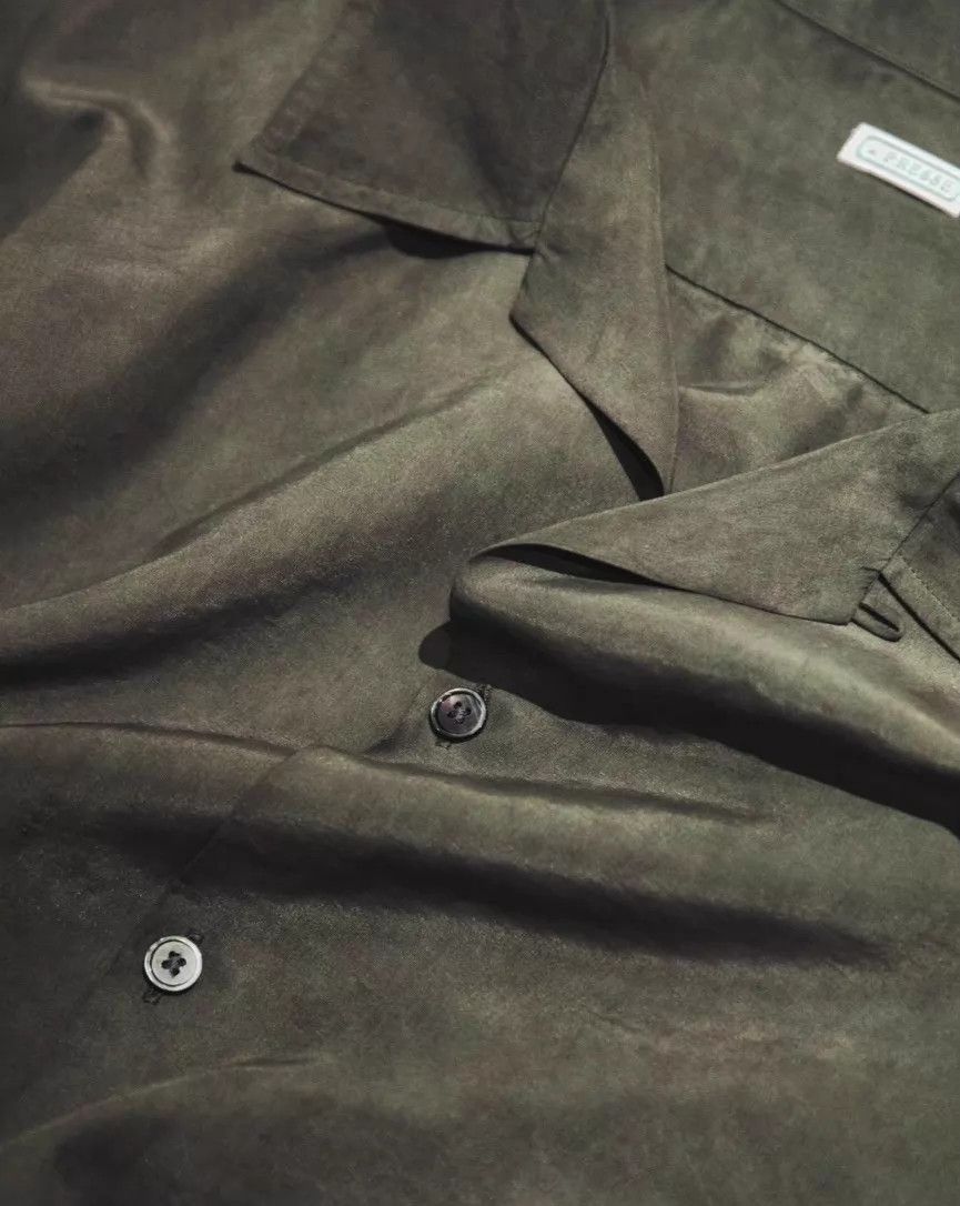 A.PRESSE A.PRESSE 26ss Vintage Regular Collar SS Shirt Brown/Olive Size US M / EU 48-50 / 2 - 2 Thumbnail