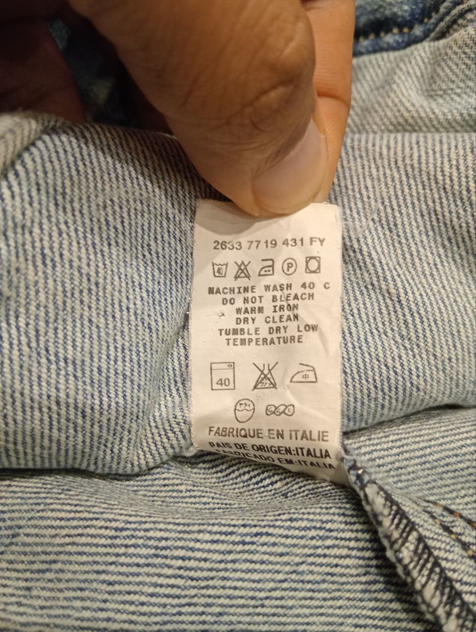 Energie ENERGIE LIGHT BLUE DENIM JACKET - MEDIUM Size US M / EU 48-50 / 2 - 10 Thumbnail