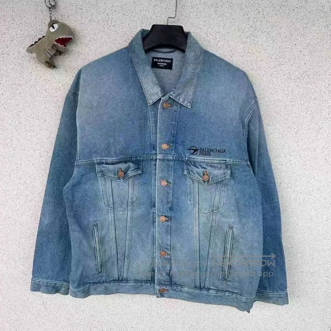 Balenciaga Balenciaga Boomerang Denim Jacket. Size US M / EU 48-50 / 2 - 1 Thumbnail