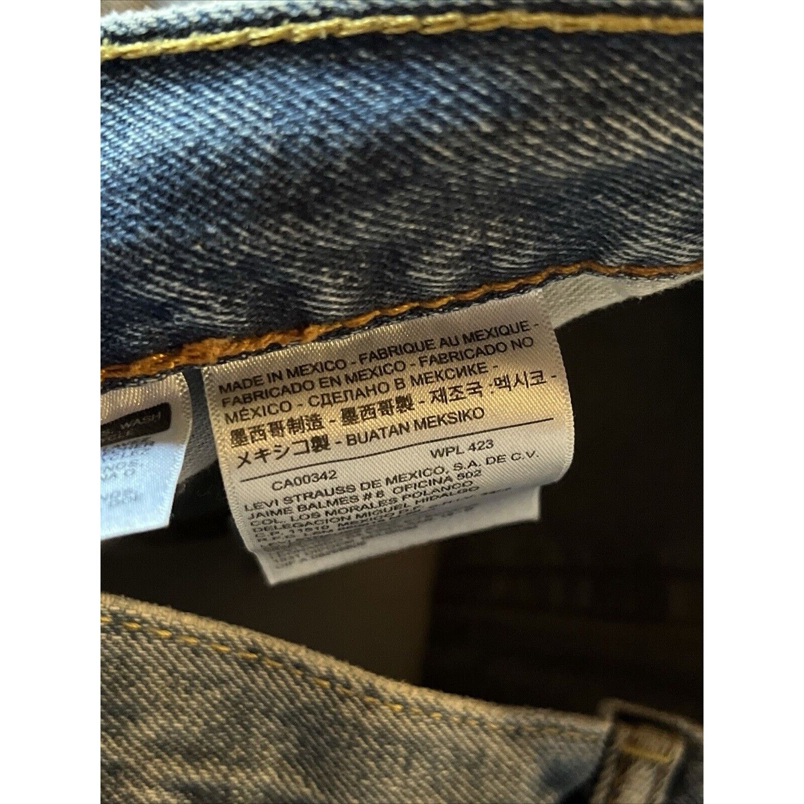 Levi's Levi’s 550 Mens 33x27 Relaxed Straight Leg Denim Jeans Blue Size US 33 - 9 Thumbnail