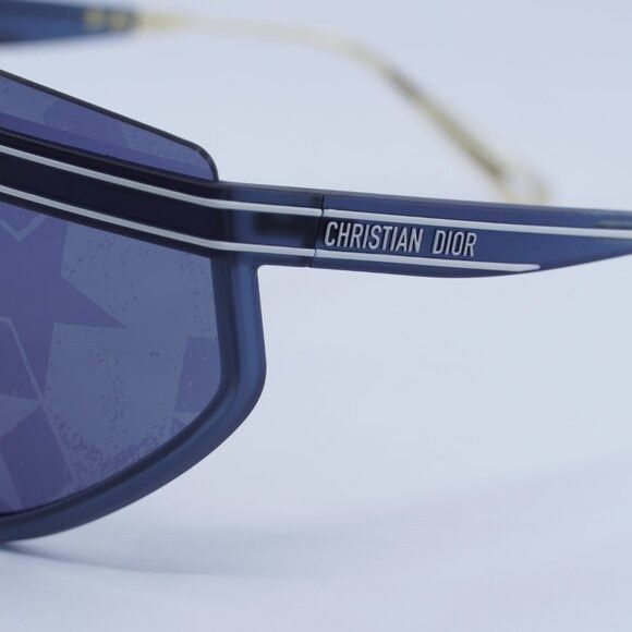 Dior Dior DIORCLUB M2U 31B7 Sunglasses Matte Navy Blue Shield Size ONE SIZE - 8 Thumbnail