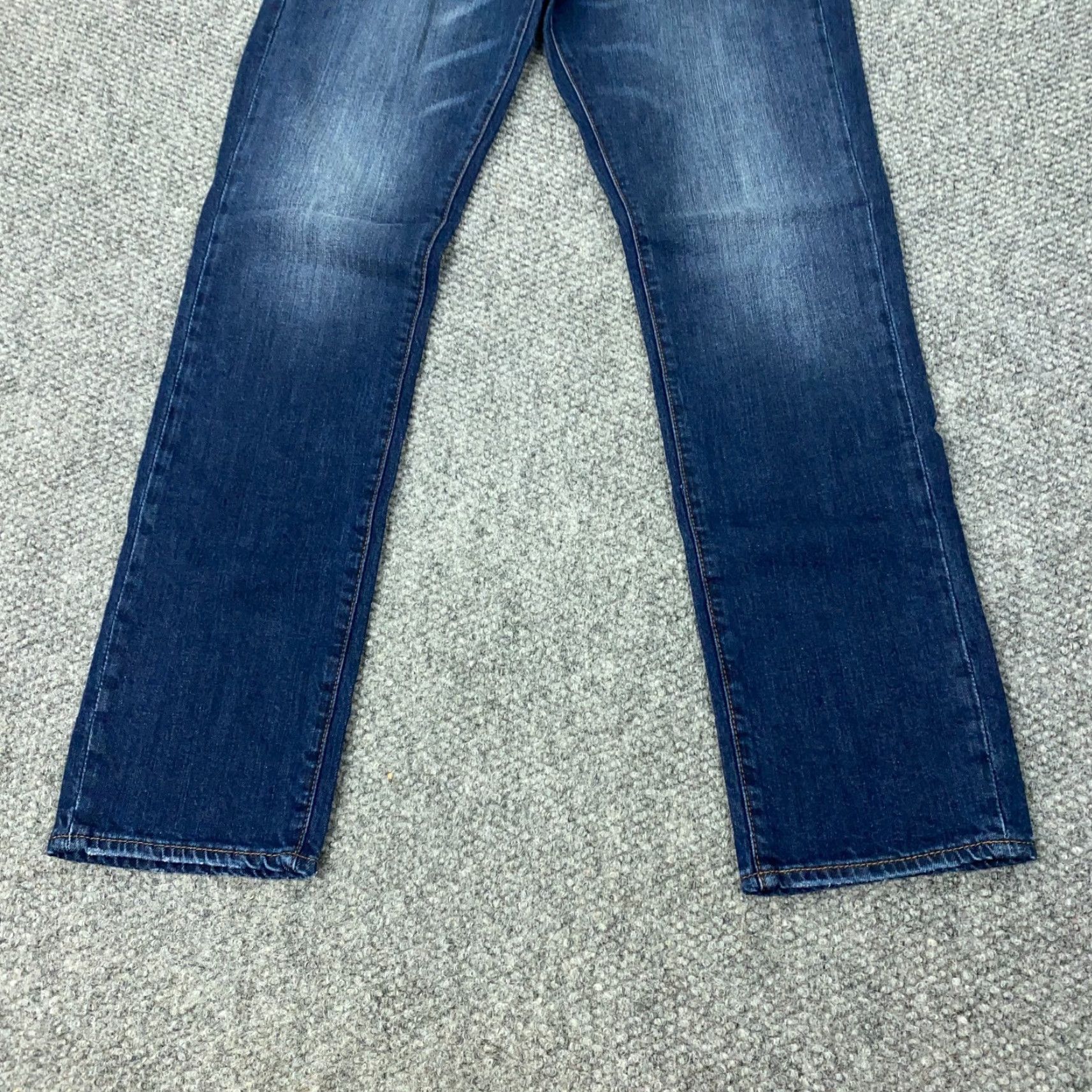 Vintage MICHAEL STRAHAN Jeans Mens Blue 30x32 Straight Stretch Denim Regular Fit Size US 31 - 4 Thumbnail