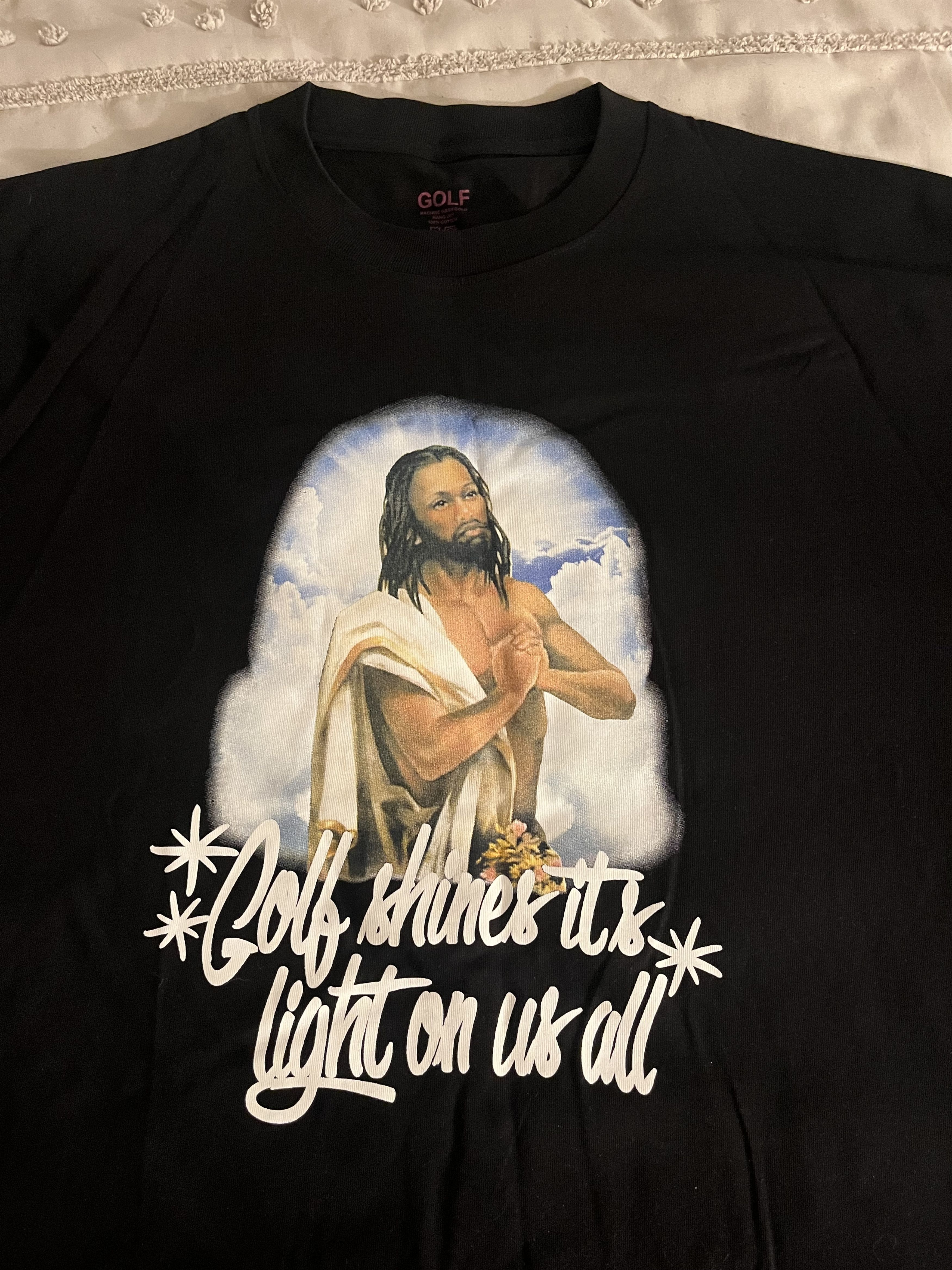 Golf Wang GOLF SHINES ITS LIGHT ON US ALL JESUS TEE Size US XL / EU 56 / 4 - 1 Thumbnail