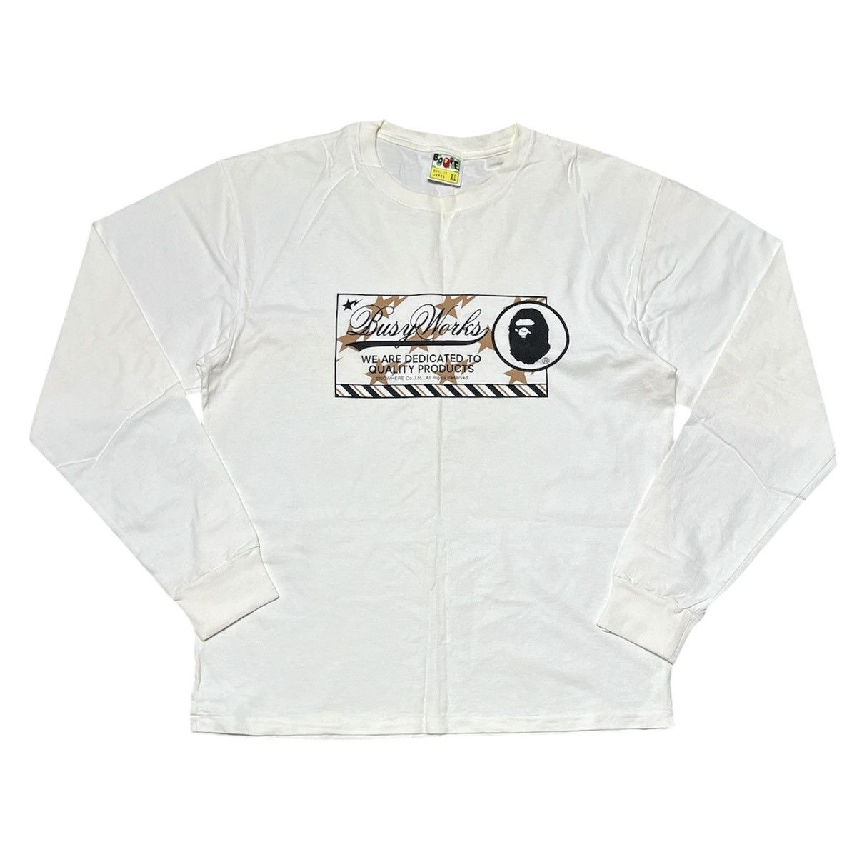 Bape 00s single stitch bape long sleeve Size US XL / EU 56 / 4 - 1 Thumbnail