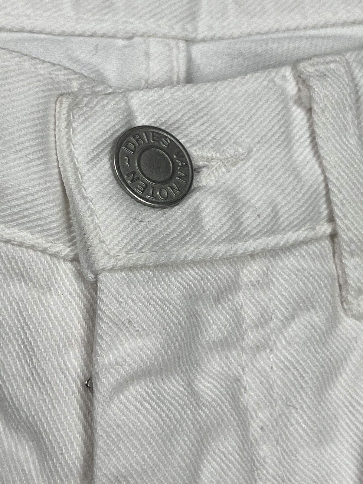 Dries Van Noten Dries Van Noten White Denim Pants Jeans Size 28 Size 28" / US 6 / IT 42 - 8 Thumbnail
