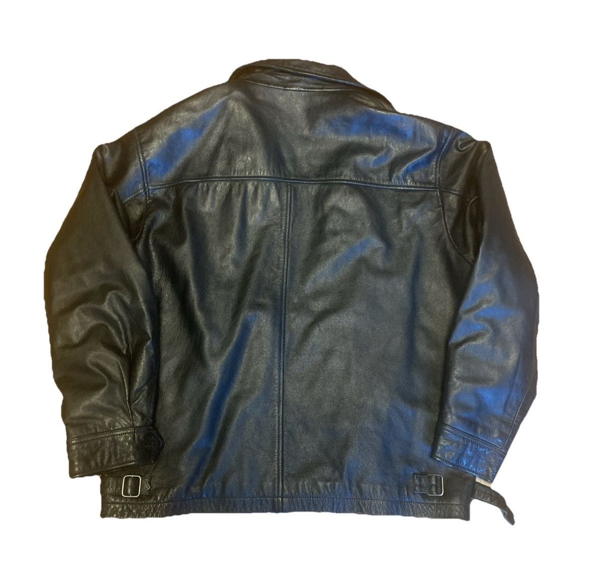 Gap Vintage GAP Men's Moto Jacket Y2K 2000s Black Size Large Size US L / EU 52-54 / 3 - 6 Thumbnail