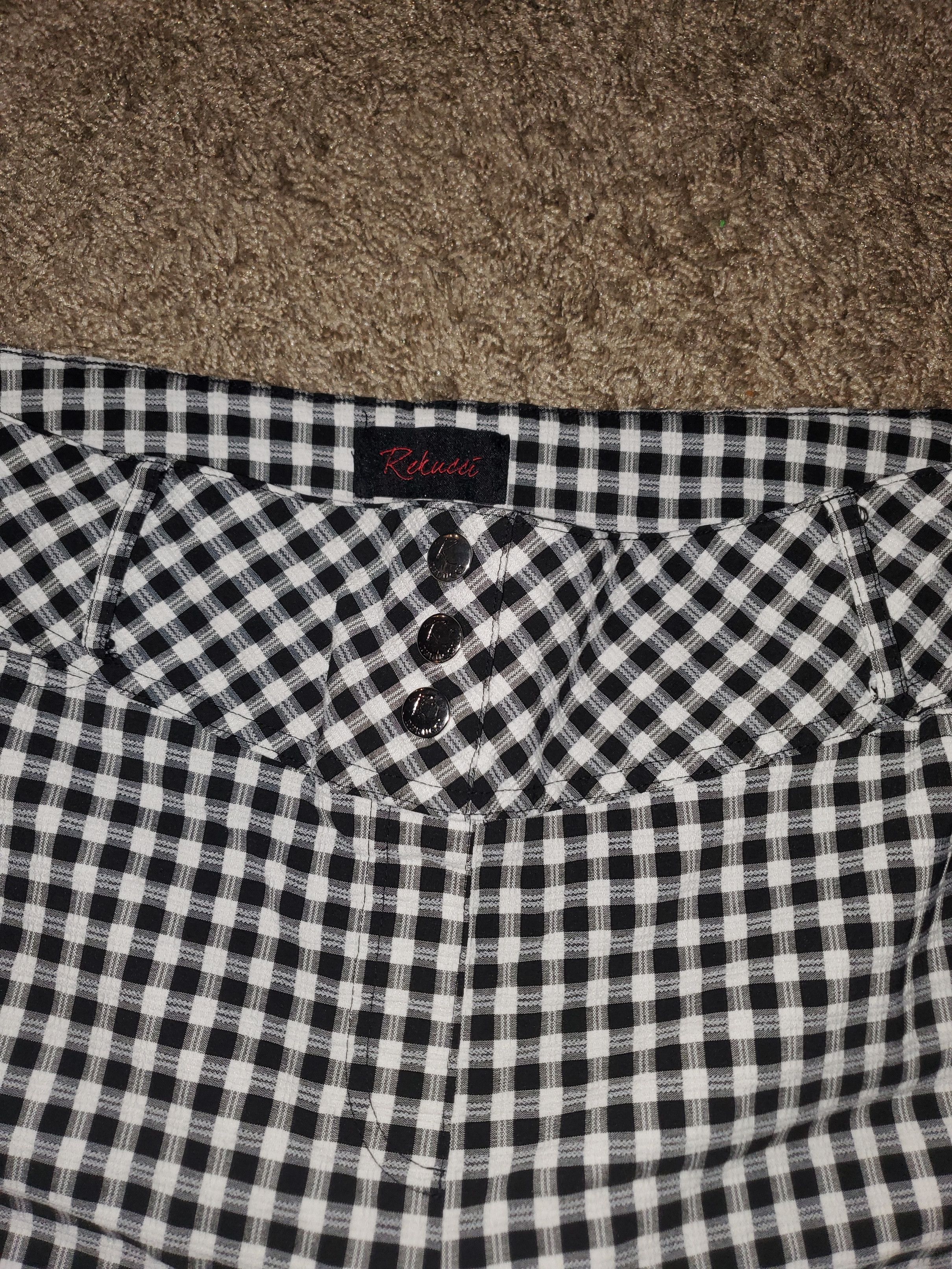 Other Plus size Rekucci gingham shorts (size 16) Size 38" / US 16 / IT 52 - 5 Thumbnail