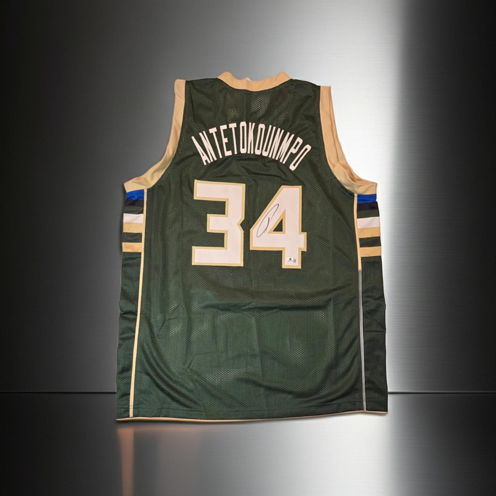 Other Giannis Antetokounmpo Milwaukee Bucks Basketball Jersey coa Size ONE SIZE - 1 Thumbnail