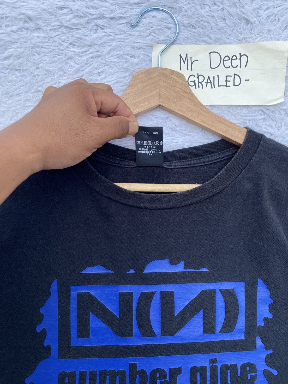 Number (N)ine Rare Number Nine Nine Inch Nails Logo Spellout Tshirt Size US M / EU 48-50 / 2 - 11 Thumbnail
