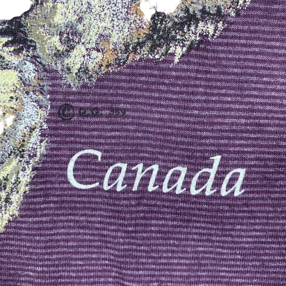 Habitat × Vintage Vintage 90's CANADA WOLVES Graphic Faded Tee Shirt Size US M / EU 48-50 / 2 - 3 Thumbnail
