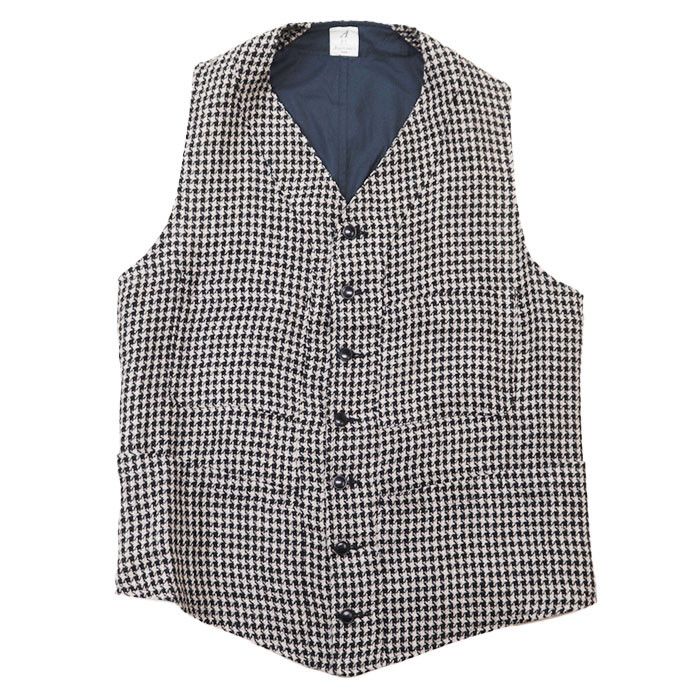 Other ANATOMICA Sagan Linen Cotton Vest Cotton Outerwear DUTY FREE