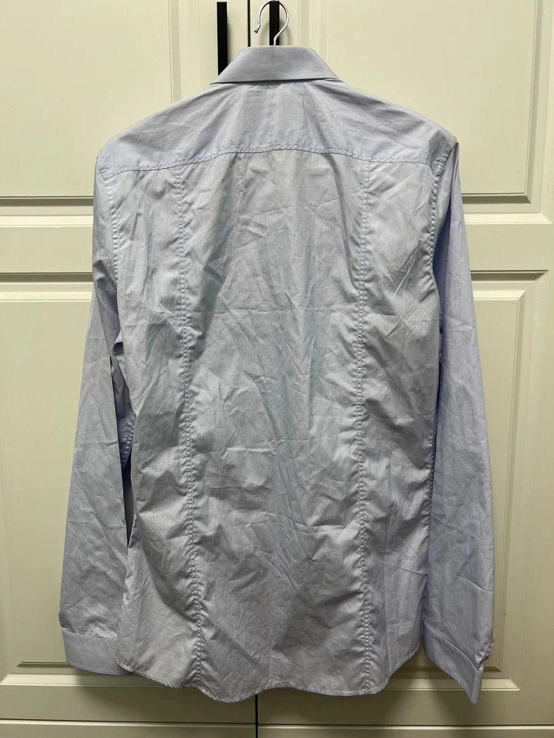 Gucci Gucci Blue bee embroidered shirt size: 39 2502-Nextarrow Size US XXS / EU 40 - 2 Thumbnail