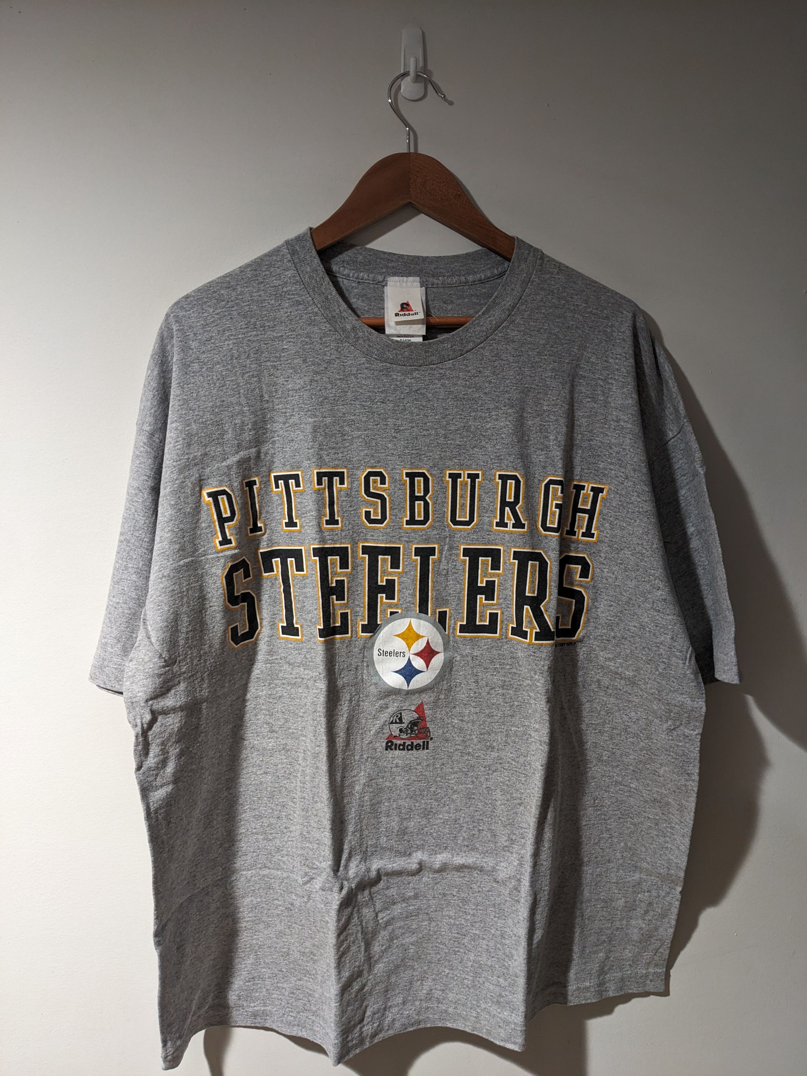 NFL × Vintage Vintage 1997 Pittsburgh Steelers NFL Football Sports T-Shirt Size US XL / EU 56 / 4 - 1 Thumbnail