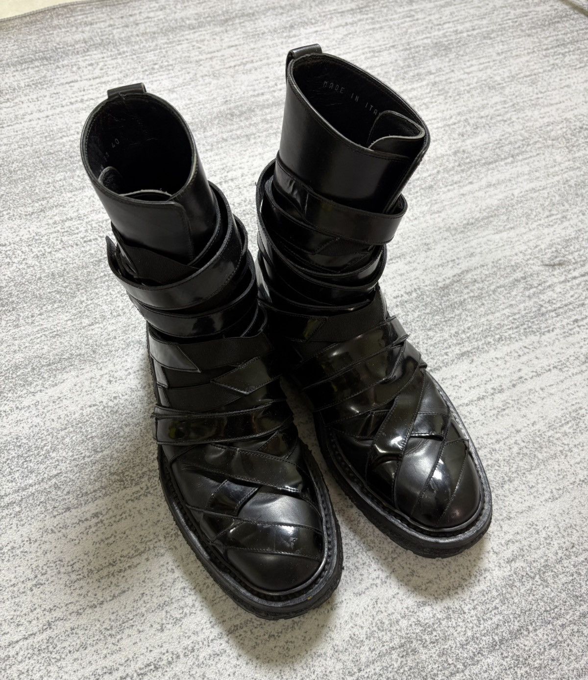 Dior Dior Homme AW08 Lumiere Du Nord Strap boots Size US 9 / EU 42 - 2 Thumbnail