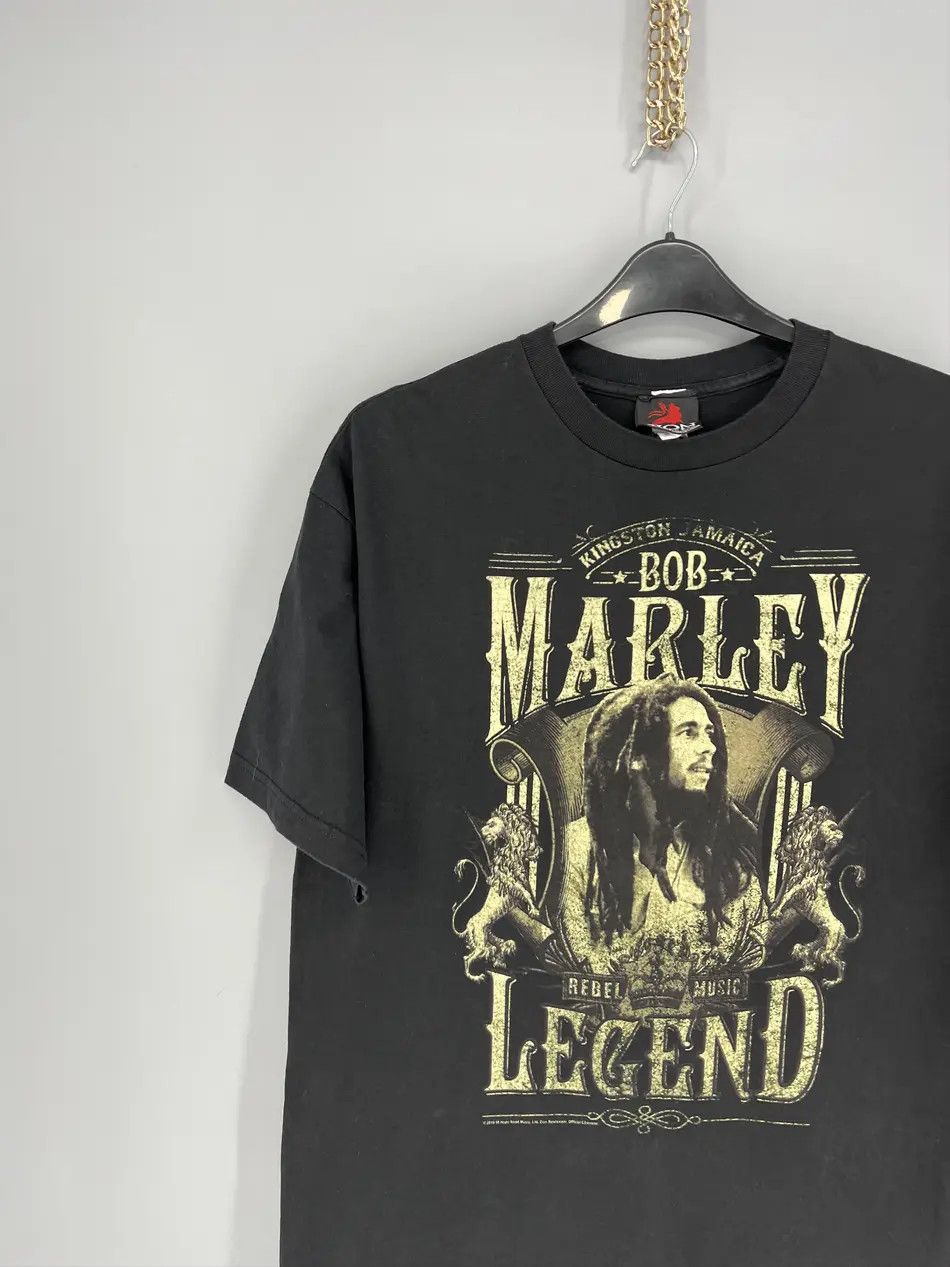 Band Tees × Vintage Bob Marley vintage 2010 big logo T-shirts size XL Size US XL / EU 56 / 4 - 4 Thumbnail