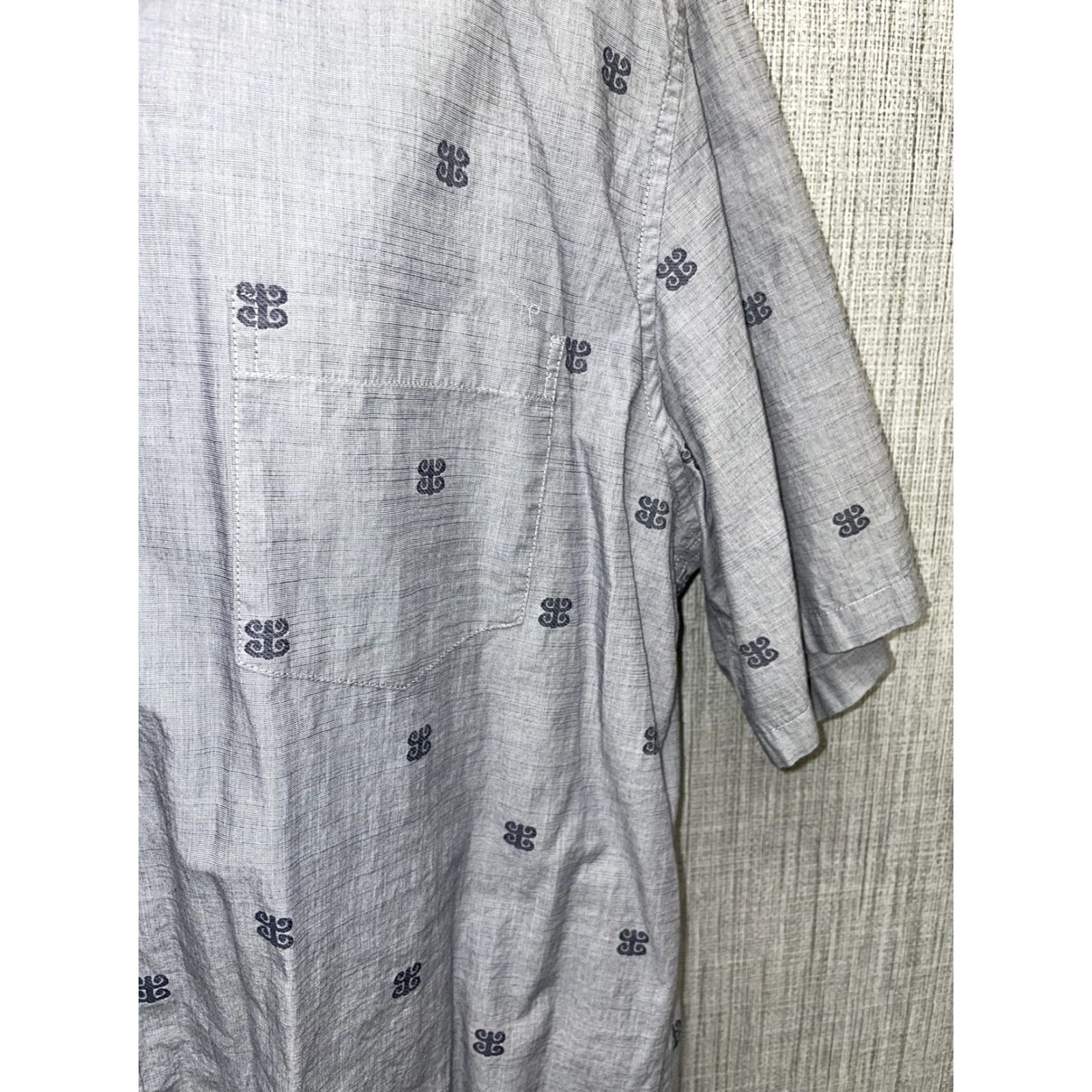 Reyn Spooner Reyn Spooner Shirt Mens XL Short Sleeve Graphic Blue 100% Cotton Classic Size US XL / EU 56 / 4 - 3 Thumbnail