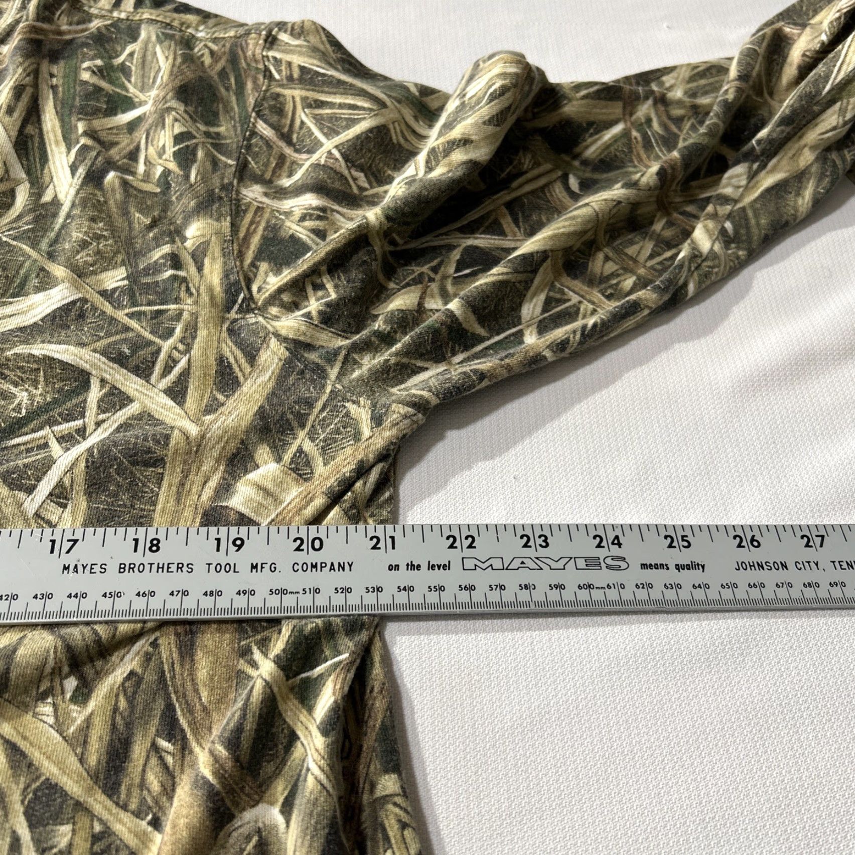 Vintage Mossy Oak Shadow Grass Blades Camo T-Shirt Mens Large Hunting Long-Sleeve Size US L / EU 52-54 / 3 - 4 Thumbnail